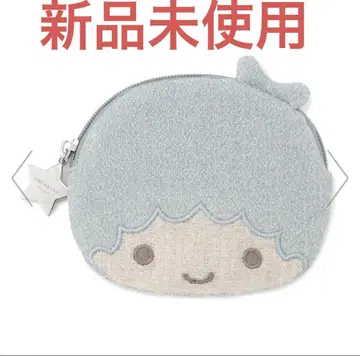 오파크 도트 클립 키키라라 페이스형 파우치