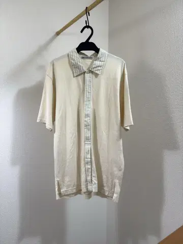 ISSEY MIYAKE MEN 반팔 셔츠 크림색 린넨
