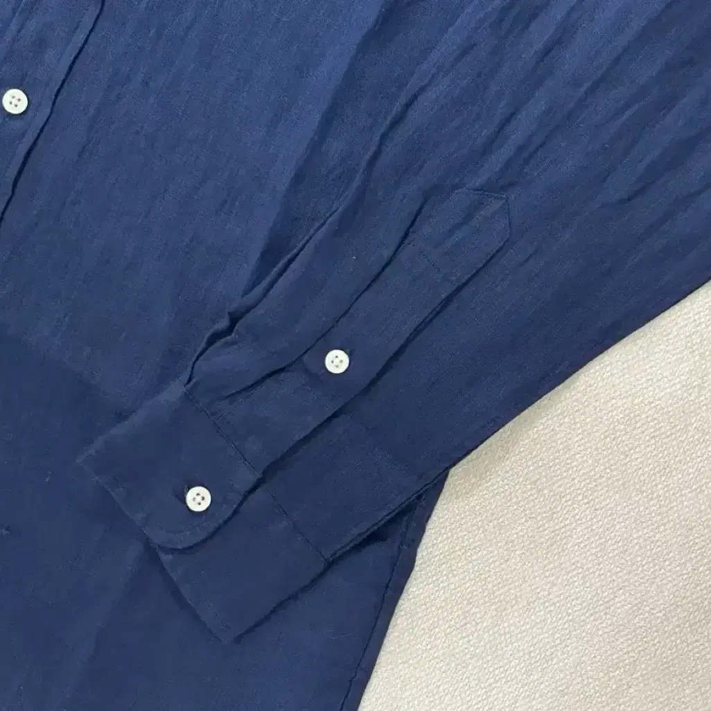 [큐알가능/매장상품]정품 폴로 남성 클래식핏 린넨 셔츠 새상품