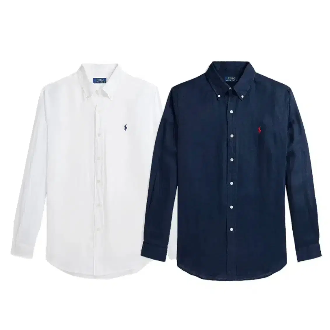 [큐알가능/매장상품]정품 폴로 남성 클래식핏 린넨 셔츠 새상품