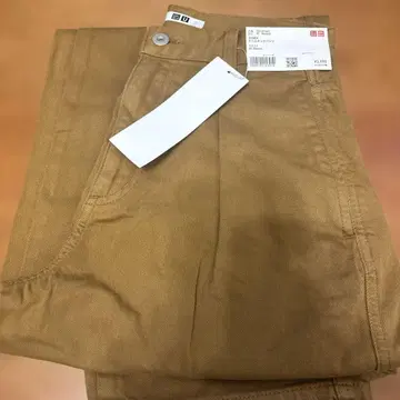 데님 턱 팬츠