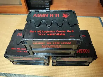 에반게리온 신극장판 접이식 컨테이너 박스 미니 NERV(3개)