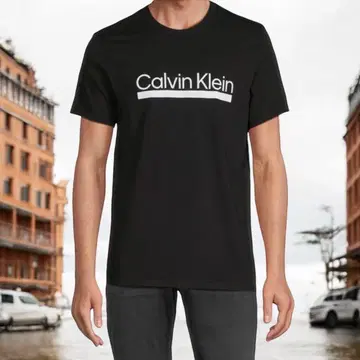 새상품 Calvin Klein 캘빈 클라인 로고 티셔츠