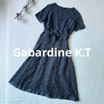 Gabardine K.T 원피스 플레어 포멀 오케이션 드레스