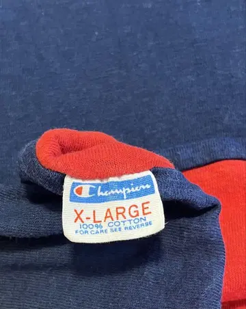 70년대 CHAMPION 리버서블 바터탭 무지 XL