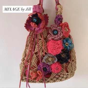 믹사주 mixage by jill 꽃 바스켓백