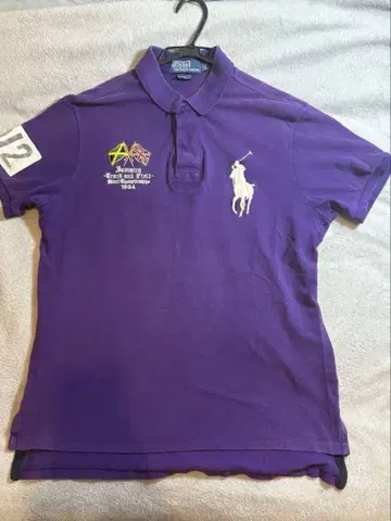 Ralph Lauren 랄프 로렌 피케 셔츠 L 빅 포니 자수