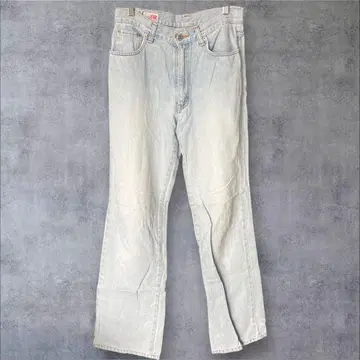 C227 EDWIN 옅은 블루 부츠 컷 데님
