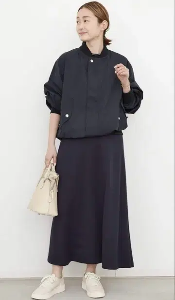 Deuxiem Classe New Jersey Flare 스커트 네이비