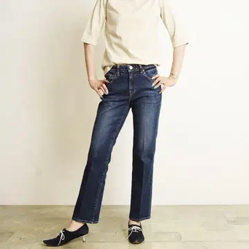 컨디션 최상 레드카드 도쿄 마멀레이드 미드라이즈 데님 플레어 22