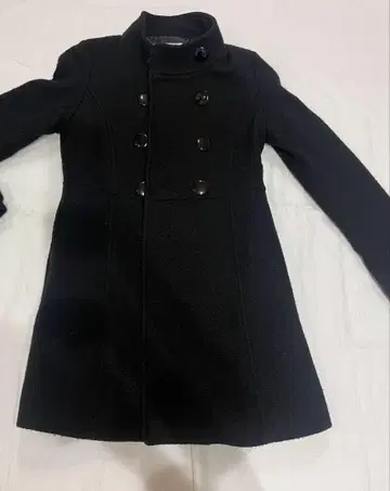 NATURAL BEAUTY BASIC 블랙 피코트