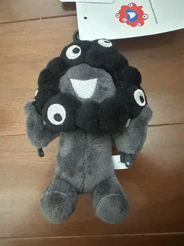 간사이 엑스포 회장 한정판 블랙 먝먝 앉은 인형