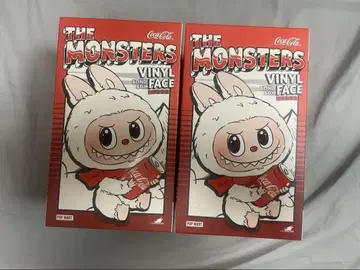 러브브 THE MONSTERS 코카콜라 시리즈 봉제 인형 2개