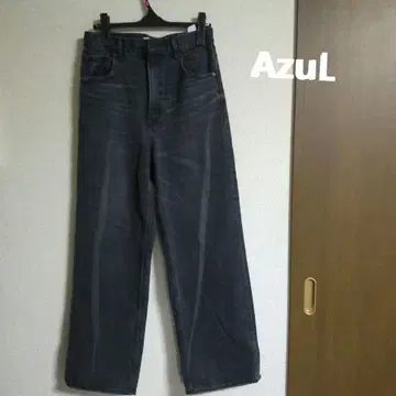 AZUL DENIM 하이웨스트 와이드 데님 L 사이즈