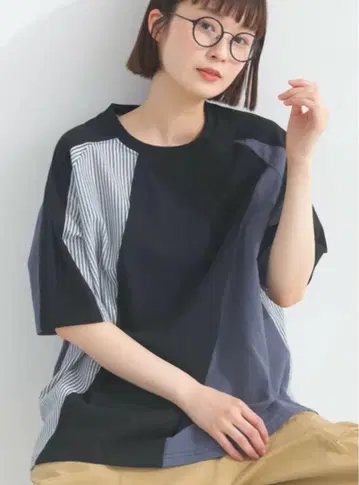 iriey 아이리 이소재 절개 풀오버 크로