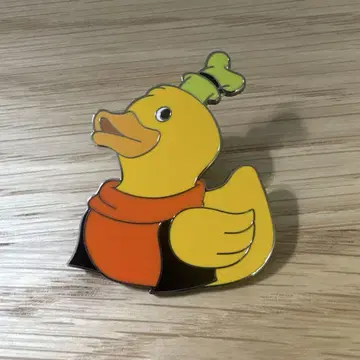 디즈니 핀 배지 구피 덕