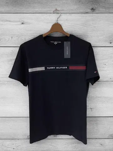 새상품 Tommy Hilfiger 타미 힐피거 남성 로고 티셔츠