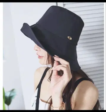 새상품 mite 버킷햇 로고 차광 모자