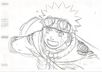 NARUTO -나루토- 제1화 작감 수정집 84매