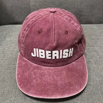 JIBERISH 버건디 야구 모자
