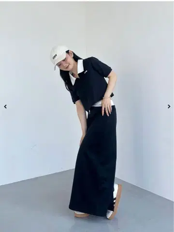 eimy istoire 하프 지퍼 탑 스트레이트 스커트 세트