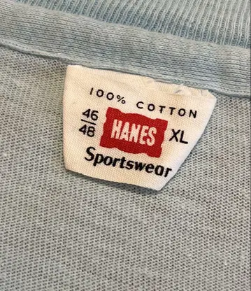 60년대 HANES 미국제 포켓티 XL 빈티지 구제 의류