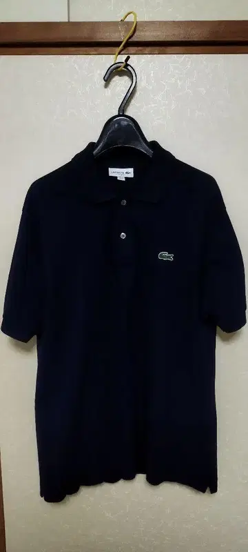 Lacoste 네이비 피케 셔츠 반팔 L1212al 4 M