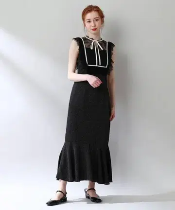 데이지 DAICY 레이스 도킹 머메이드 원피스