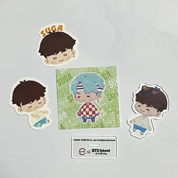 BTS Island 인더솜 스시로 SUGA 피크 아크릴 스탠드