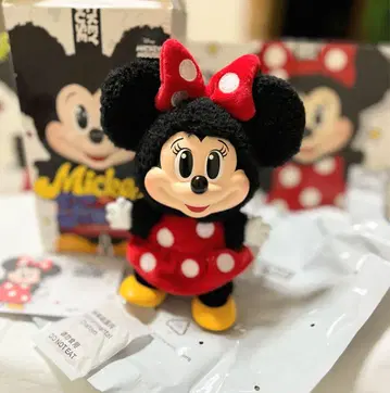 팝 마트 디즈니 미니 봉제 인형 키체인 Minnie