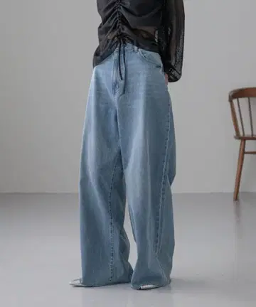 로리즈팜 아마오리 와이드 데님