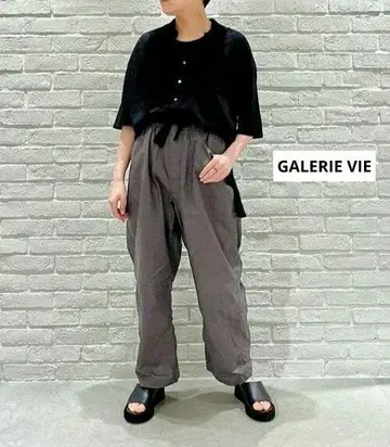 친츠 린넨 이지 팬츠