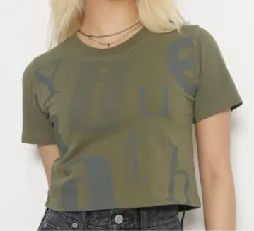 ALPHABET PRINT 티셔츠 laguagem