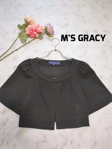 M'S GRACY 엠즈 그레이시 볼레로 가디건 큐빅