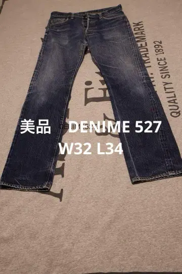 새상품급 DENIME 드님 527 빨간 스티치 W32 L34