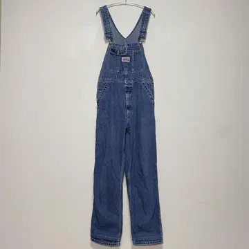 레어 IKEDA 이케다 [M] 90s 오버롤 밑단 이중 디자인