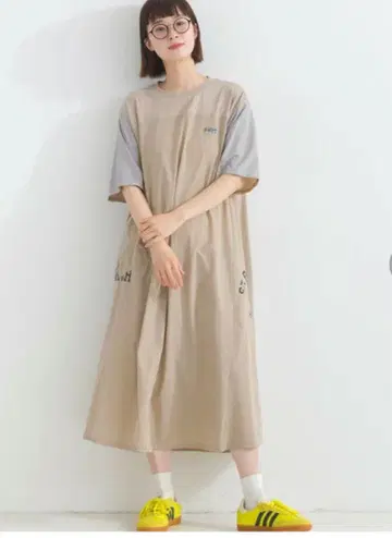 iriey 아이리 메쉬 절개 스트레치 나일론 원피스 그레이지
