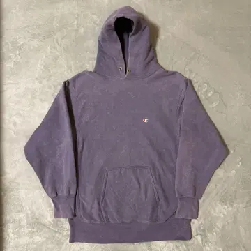 90s champion 리버스 위브 후드티 자수 택 USA 제 보라색