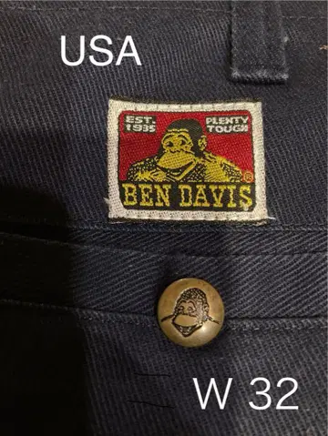벤 데이비스 BEN DAVIS 하프 팬츠 워크 팬츠 W32 USA
