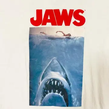 JAWS 죠스 DA-DAM 프린트 티셔츠 그래픽 티셔츠