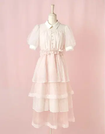 Mellfy memory Fairy magic lace long 원피스