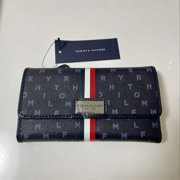 TOMMY HILFIGER 3단 폴더형 지갑 네이비
