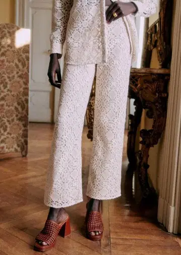 새상품급 Sezane 세잔 Fausto Trousers 크로셰