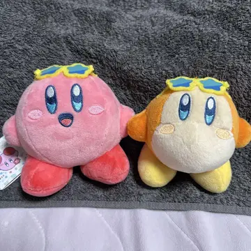 커비 와돌디 봉제 인형 세트 푸푸푸 바캉스