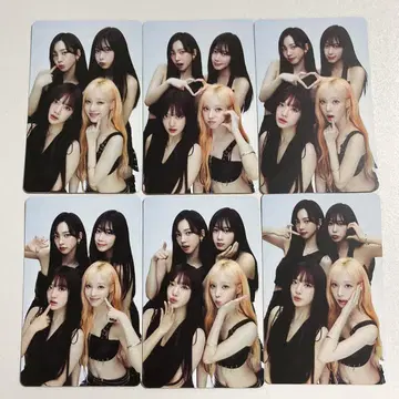 aespa SYNK 도쿄돔 랜덤 트레이딩 카드 6종 컴프 올 세트