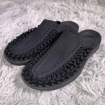 미사용품 KEEN 킨 UNEEK SLIDE 유니크 슬라이드 블랙 26.0