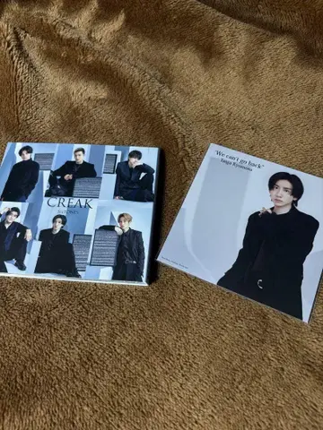 SixTONES CREAK CD+DVD 혜택 포토 카드 포함