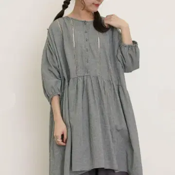 사만사 모스모스 사다리 레이스 튜닉