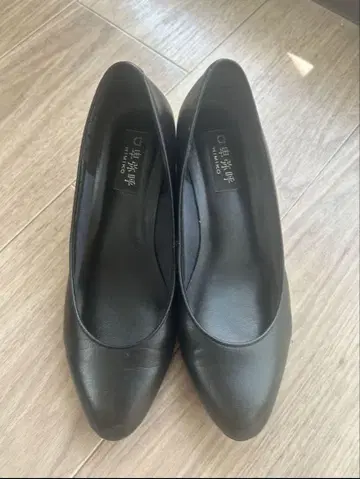 히메코 천연 가죽 플레인 펌프스