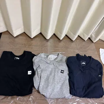 THE NORTH FACE L/S Small Box Logo Tee 3장